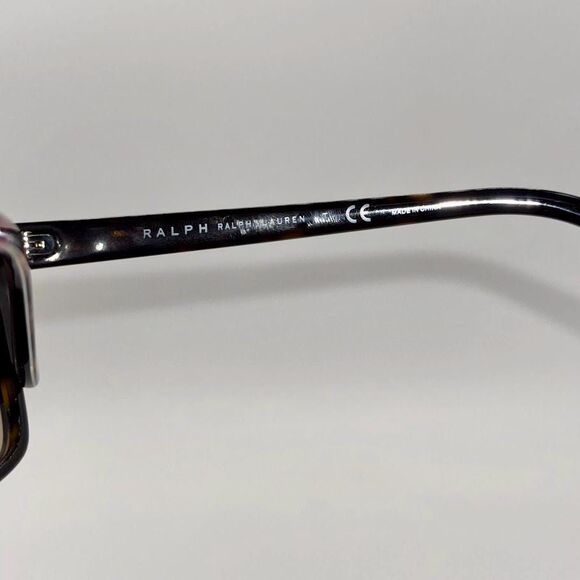 NEW Ladies Y2K Polo Ralph Lauren Square Sunglasses RA5141 Tortoise & Plaid 57/15